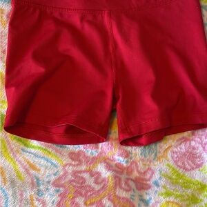 Girls Red Shorts